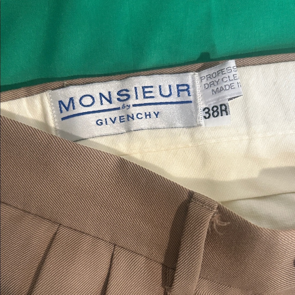 Givenchy Men's Brown Dress Pants vintage Like New made in U.S.A